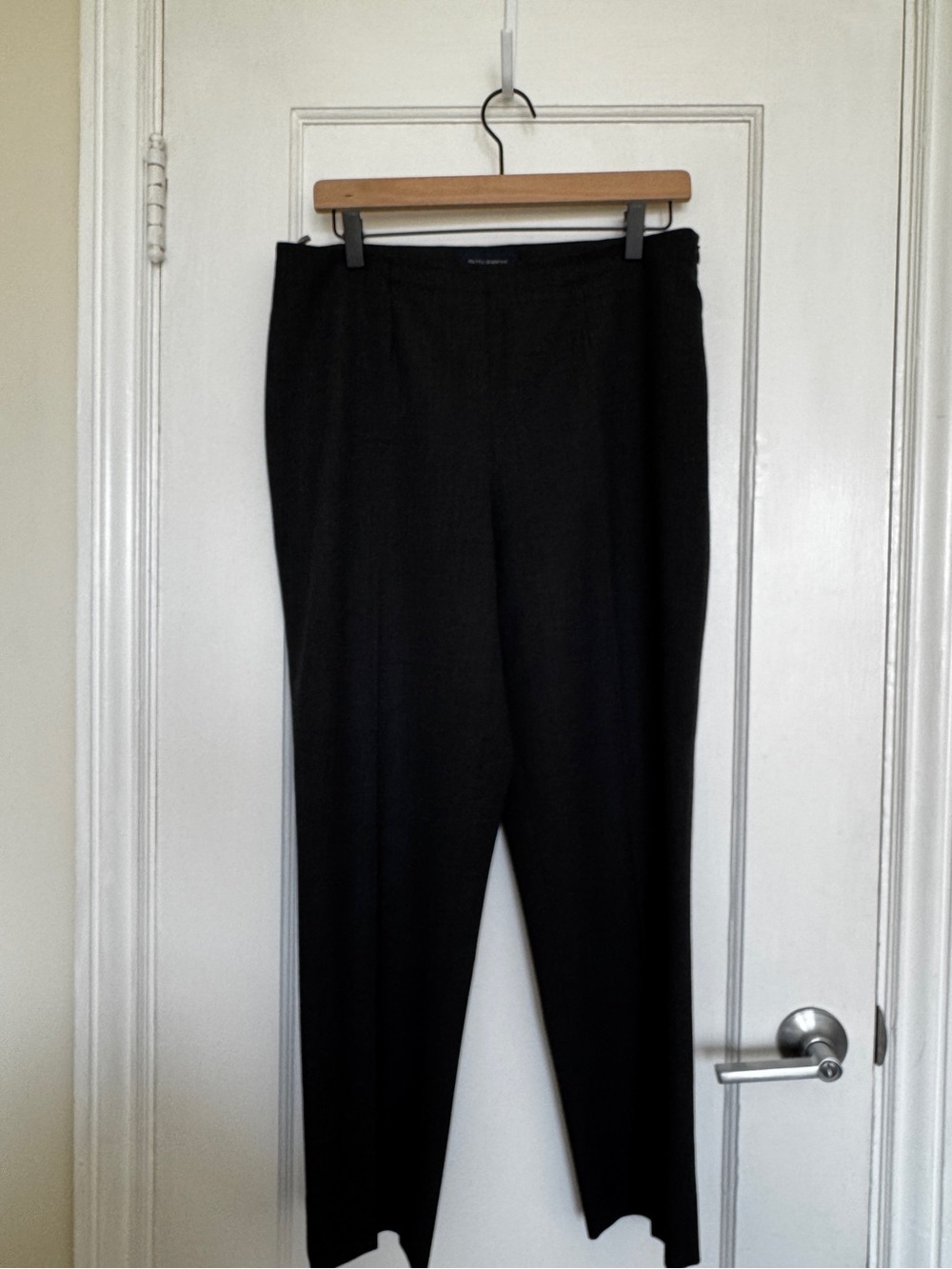 Piazza Sempione Charcoal Gray Tailored Trousers